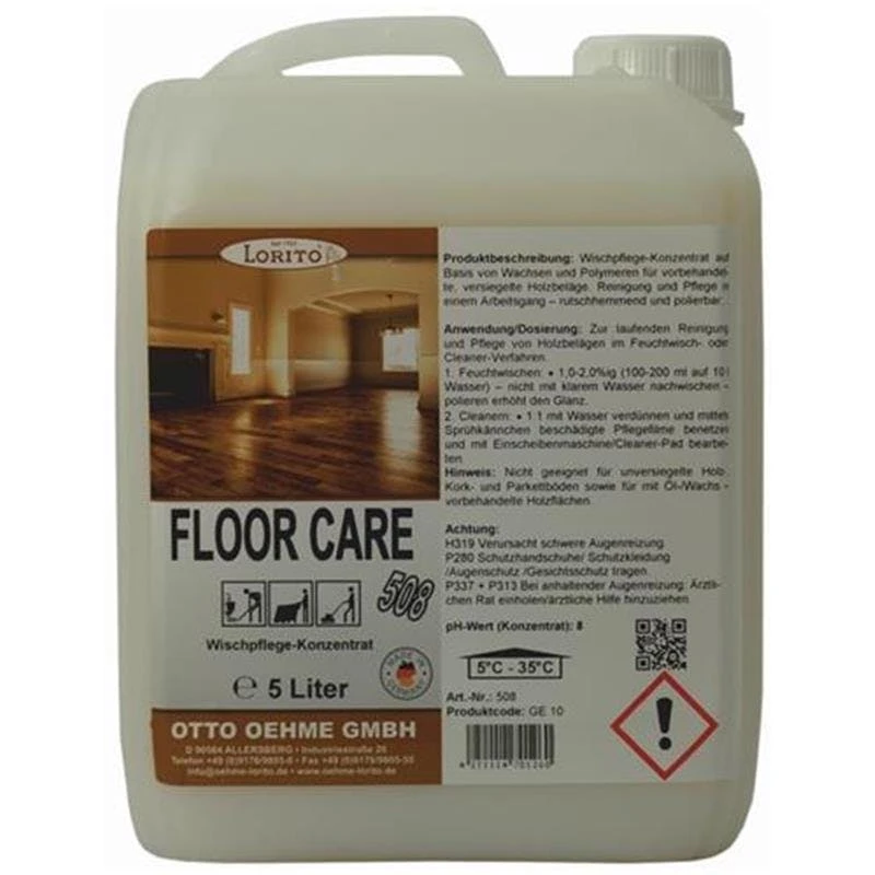 Holzwischpflege Laminatreiniger Lamiclean 467 10 Liter – Bild 3