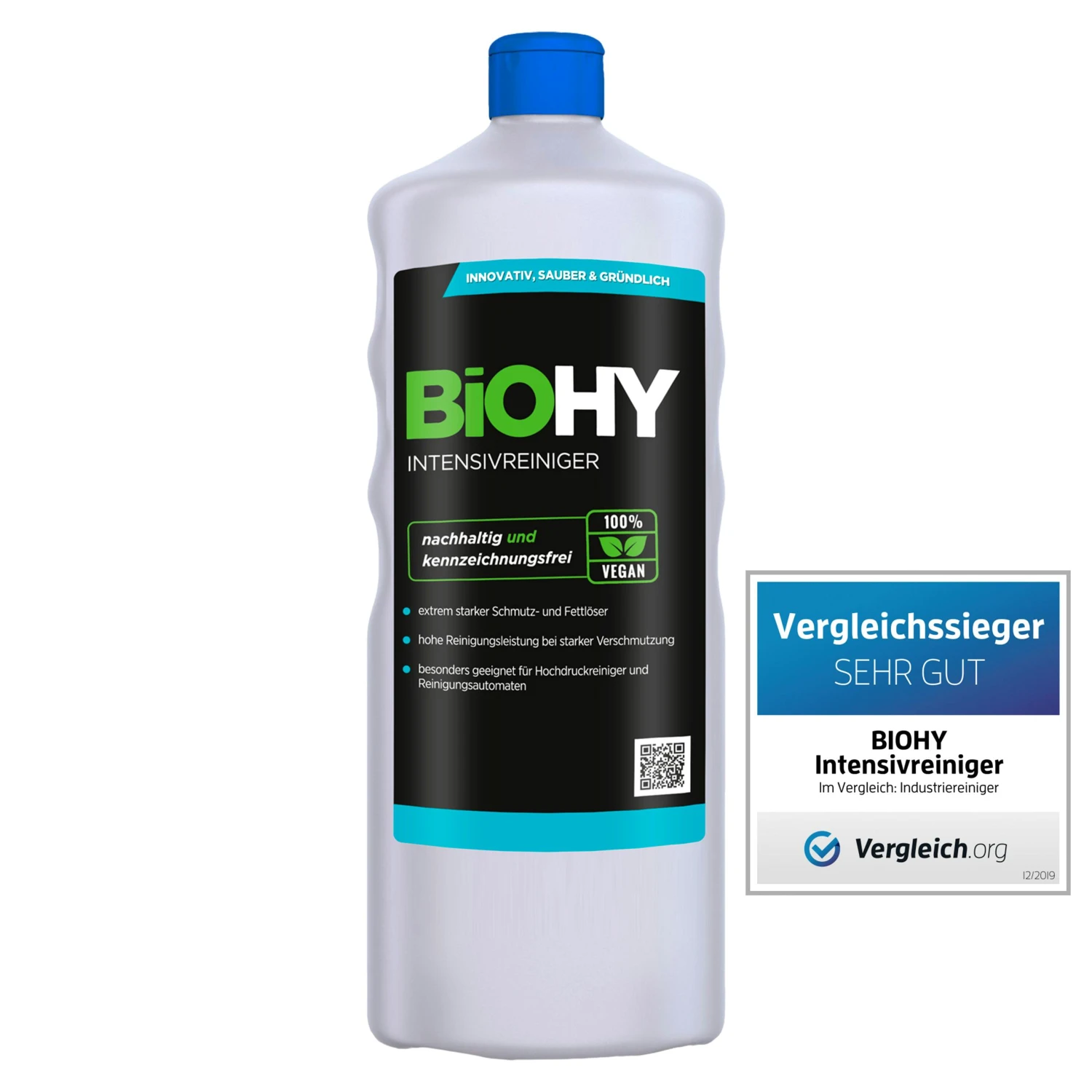 BiOHY Intensivreiniger Universal (24x20l Kanister) | Hochleistungs-INDUSTRIEREINIGER | Grundreiniger Ideal Für Hochdruckreiniger, Schaumarm – Bild 5