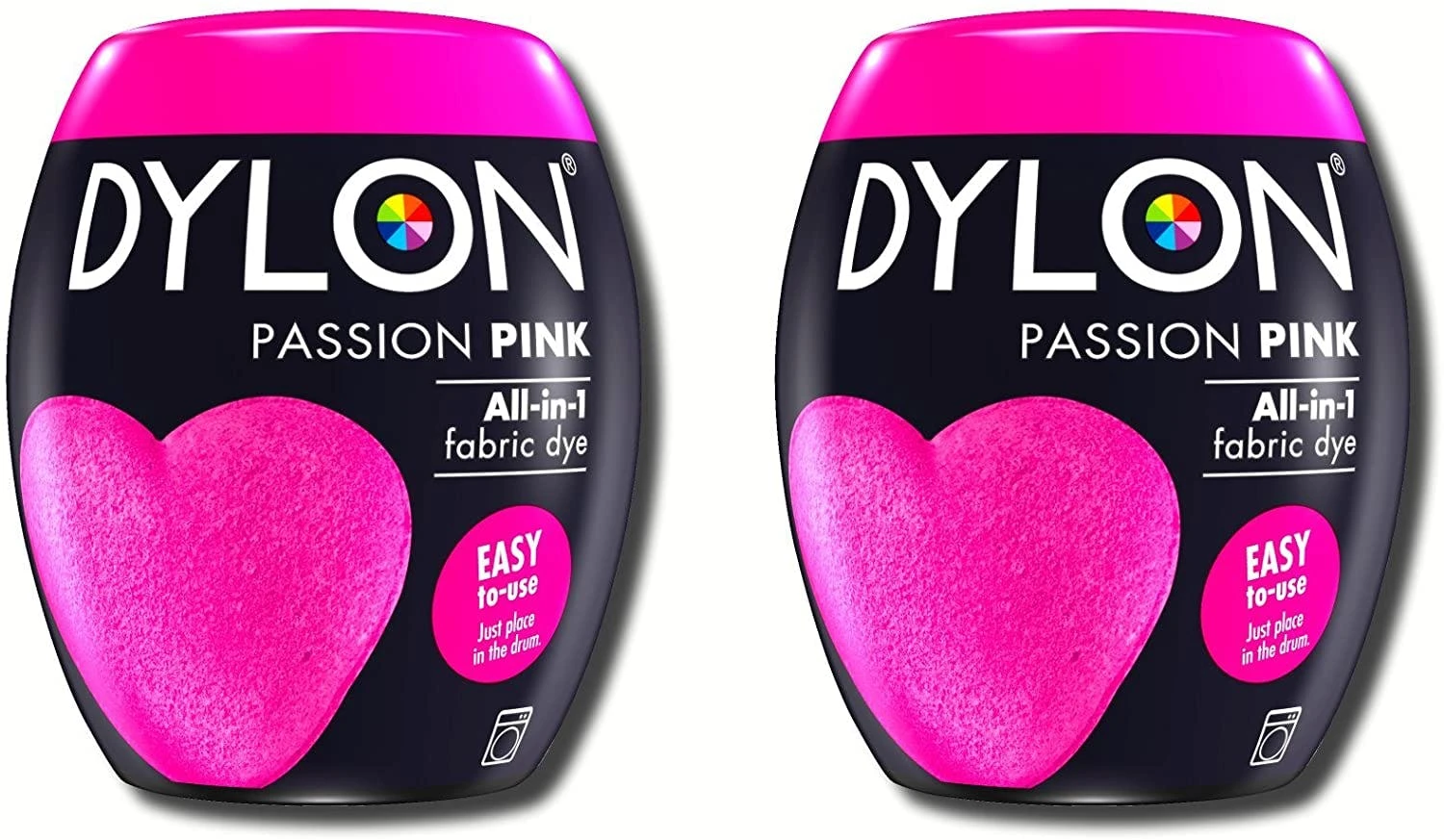 Dylon Leidenschaft Rosa Maschinenfarbstoff Aushülsen 3x350g Färben Farben – Bild 5