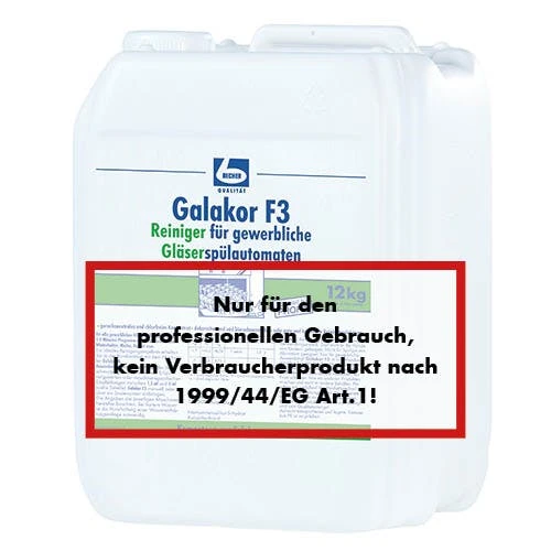 Dr. Becher "Dr. Becher" Galakor F3 Reiniger 9,3 L Für Gewerbl. Gläserspülmaschinen – Bild 4