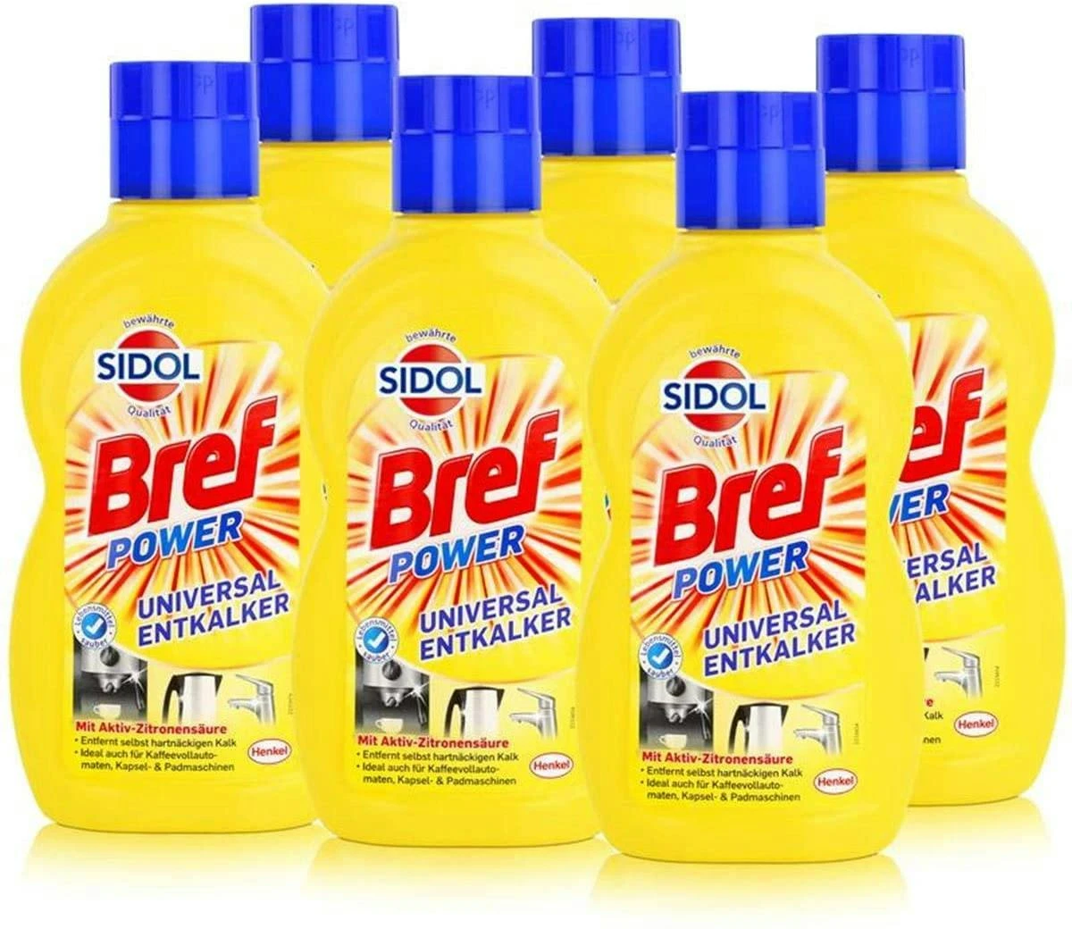 Bref Power Ceran & Stahl 6er Pack Edelstahl Reinigung 6x500 Ml Reinigungsmittel – Bild 4