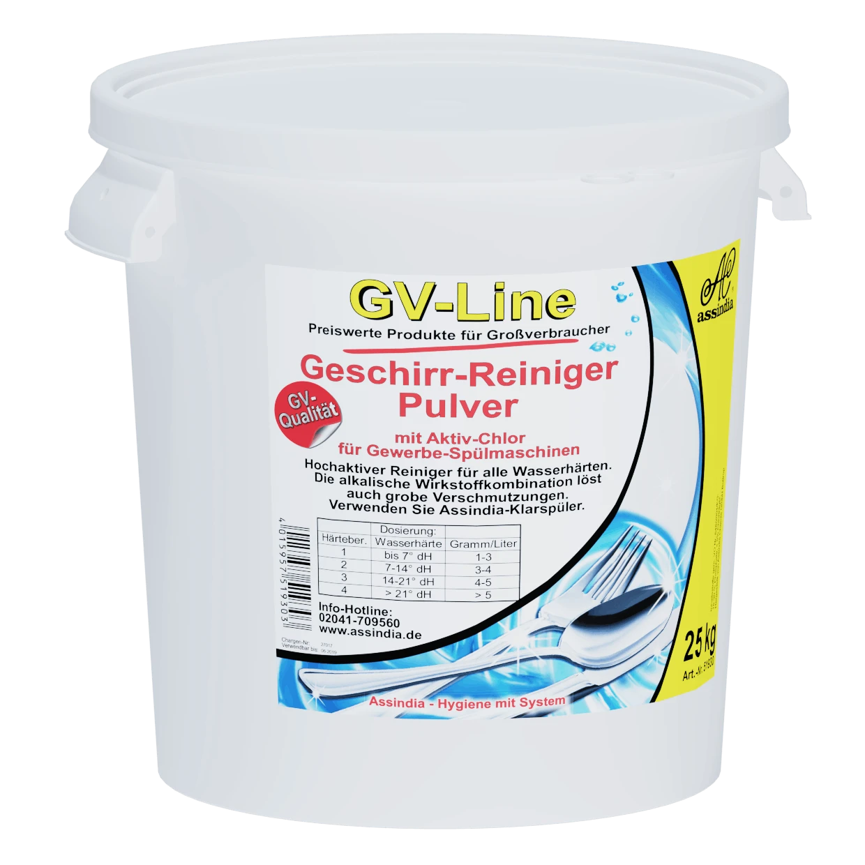 Geschirr-Reiniger Pulver GV-Line 10kg – Bild 2