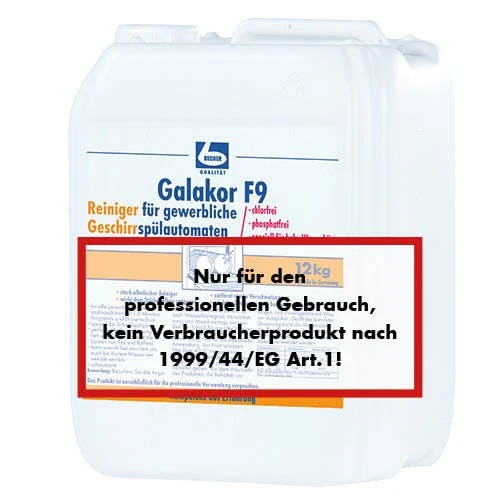 Dr. Becher 12 Kg "Dr. Becher" Galakor F9 Geschirrreiniger 10 L – Bild 6
