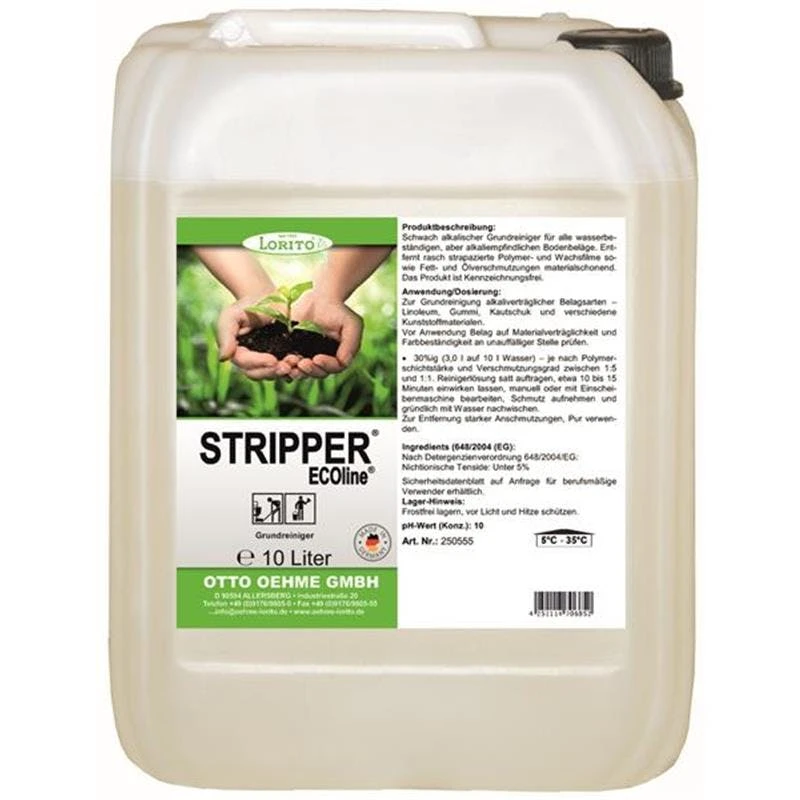 Lorito Stripper Ecoline Kennzeichnungsfreier Grundreiniger Schmutzlöser – Bild 2