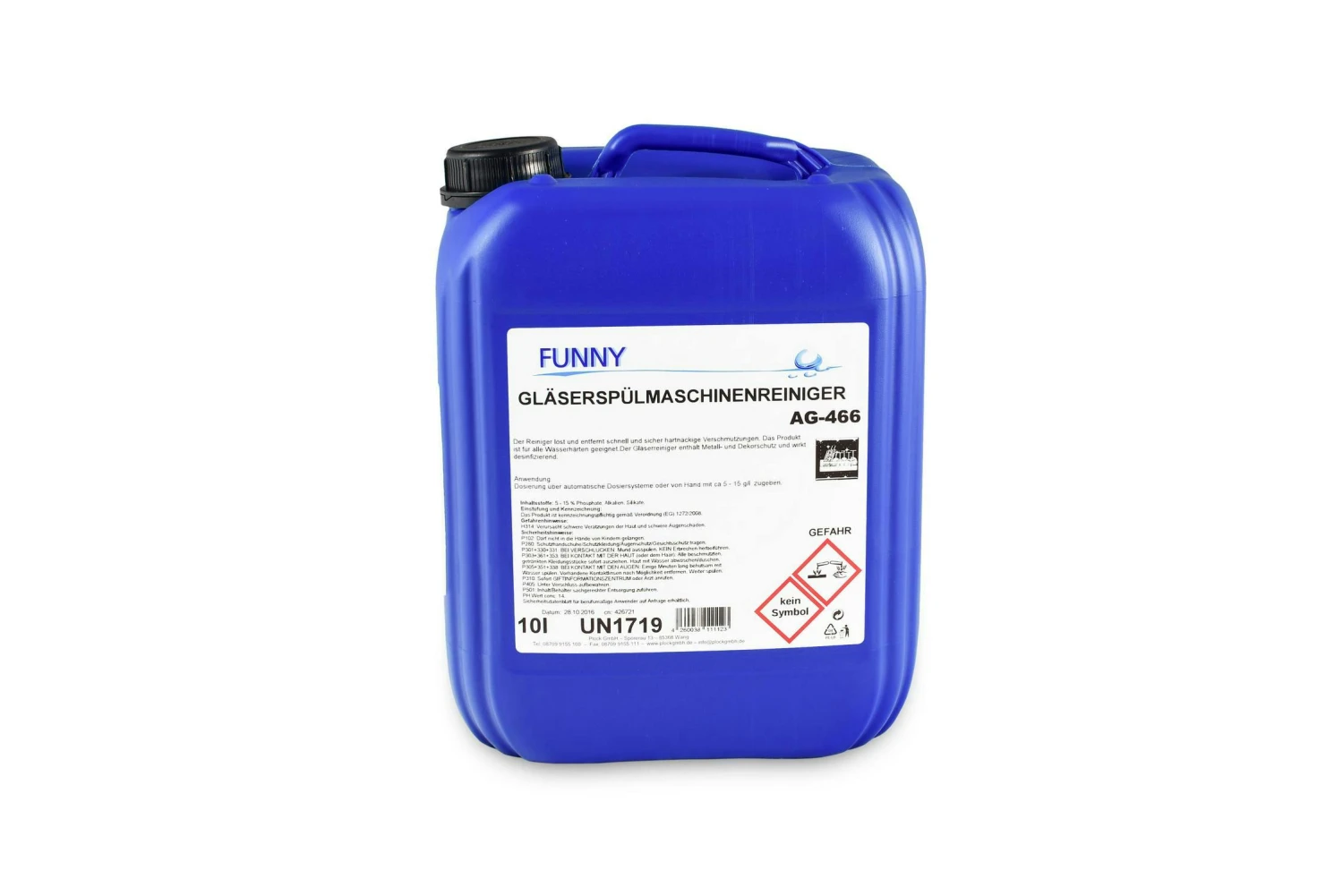 Funny Gläserreiniger, Desinfizierend, 10 Liter – Bild 5