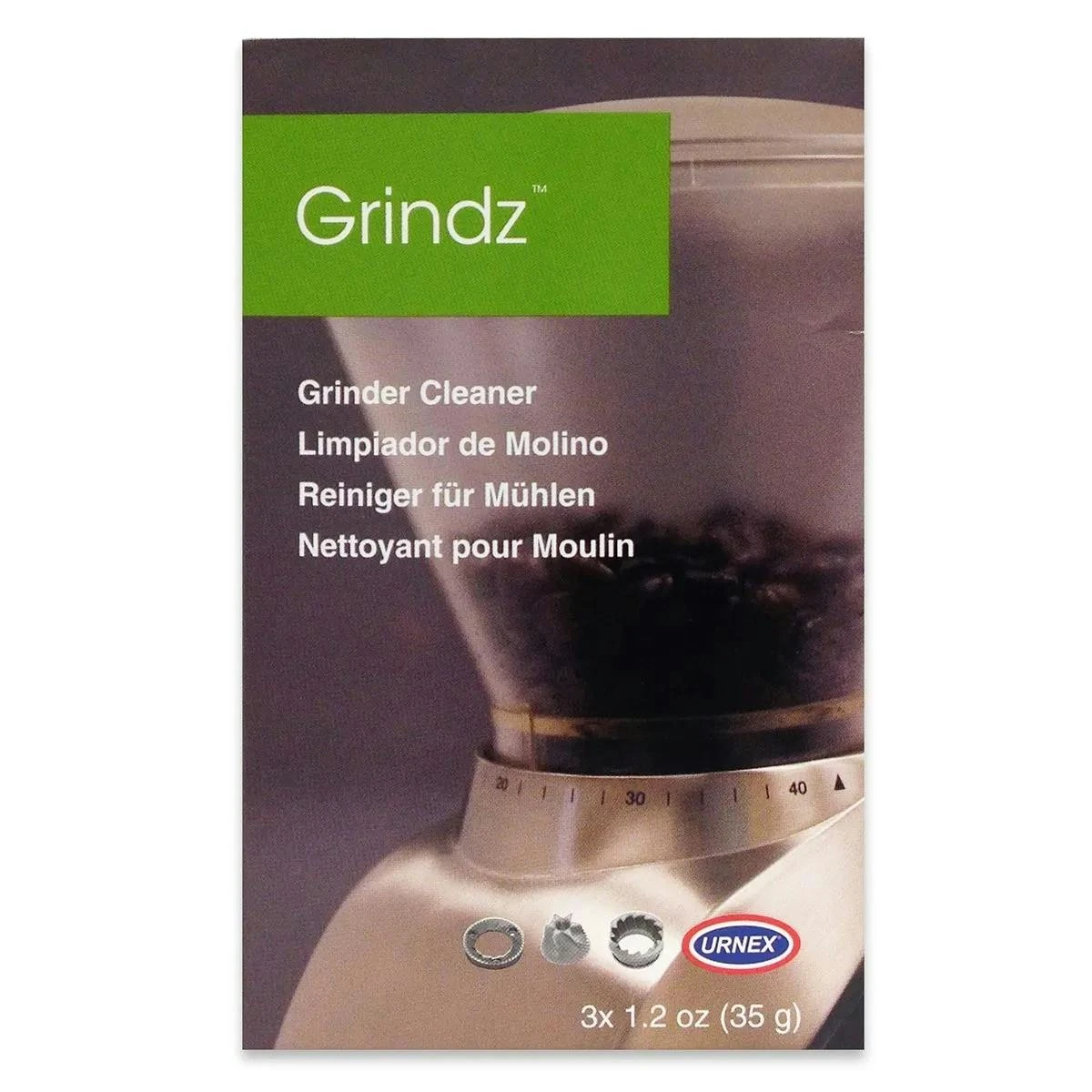 Grindz Kaffeemühlen-Reiniger Grinder Cleaner 3x35 G
