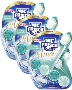 WC-Frisch DeLuxe Lovely Jasmin 3er Pack WC-Reiniger Und WC Duftspüler 1x3 Stück