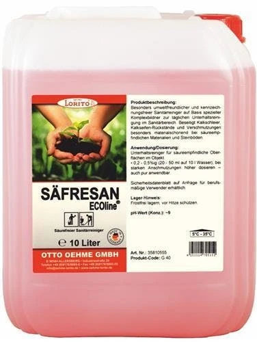Sanitärreiniger Säfresan 358 1 Liter – Bild 6