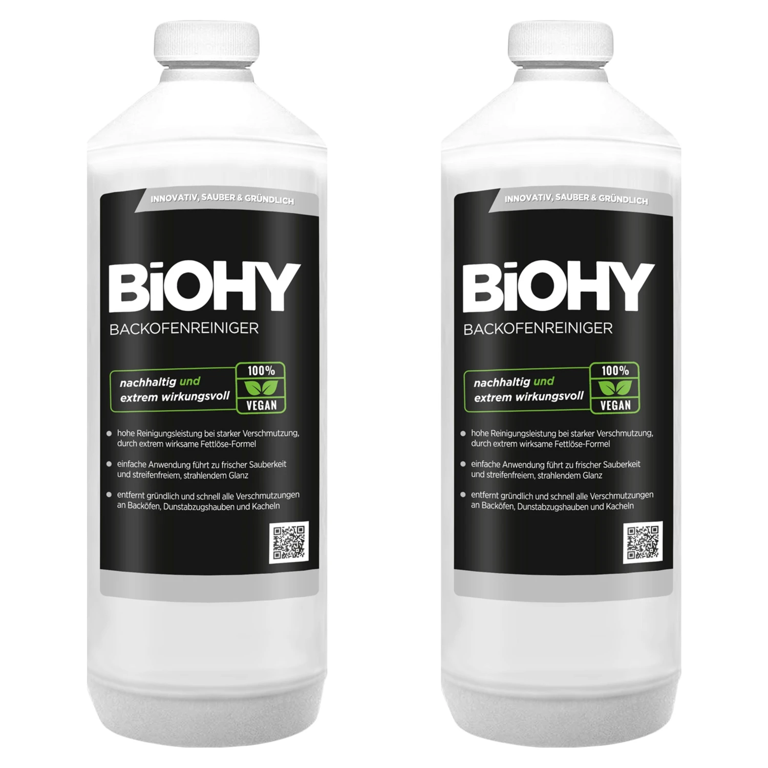 BiOHY Backofenreiniger Hochkonzentrat (6x1l Flasche) | Profi Grillreiniger, Fettlöser EXTRA STARK | Zur Einfachen Und Schnellen Ofenreinigung – Bild 4