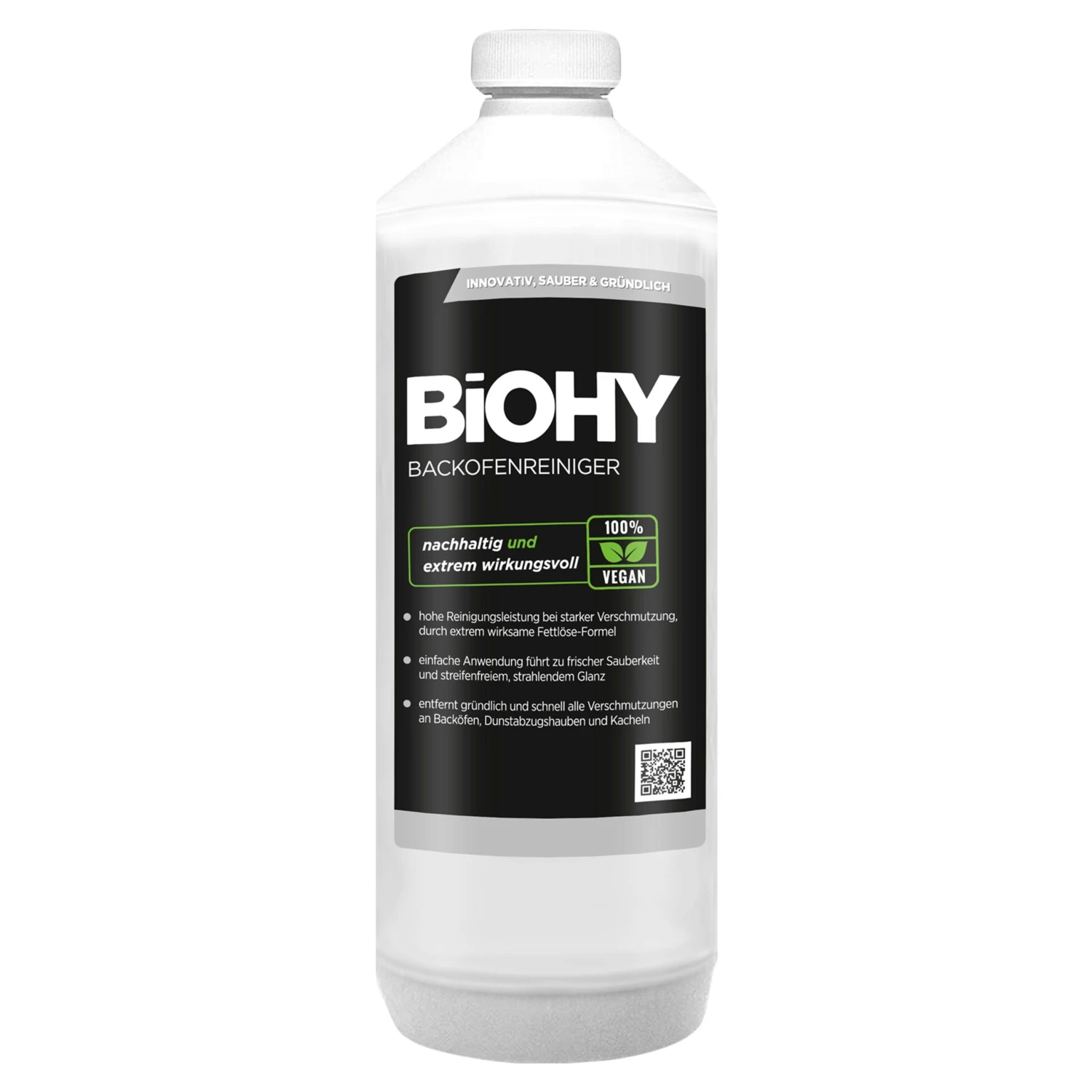 BiOHY Backofenreiniger Hochkonzentrat (6x1l Flasche) | Profi Grillreiniger, Fettlöser EXTRA STARK | Zur Einfachen Und Schnellen Ofenreinigung – Bild 2